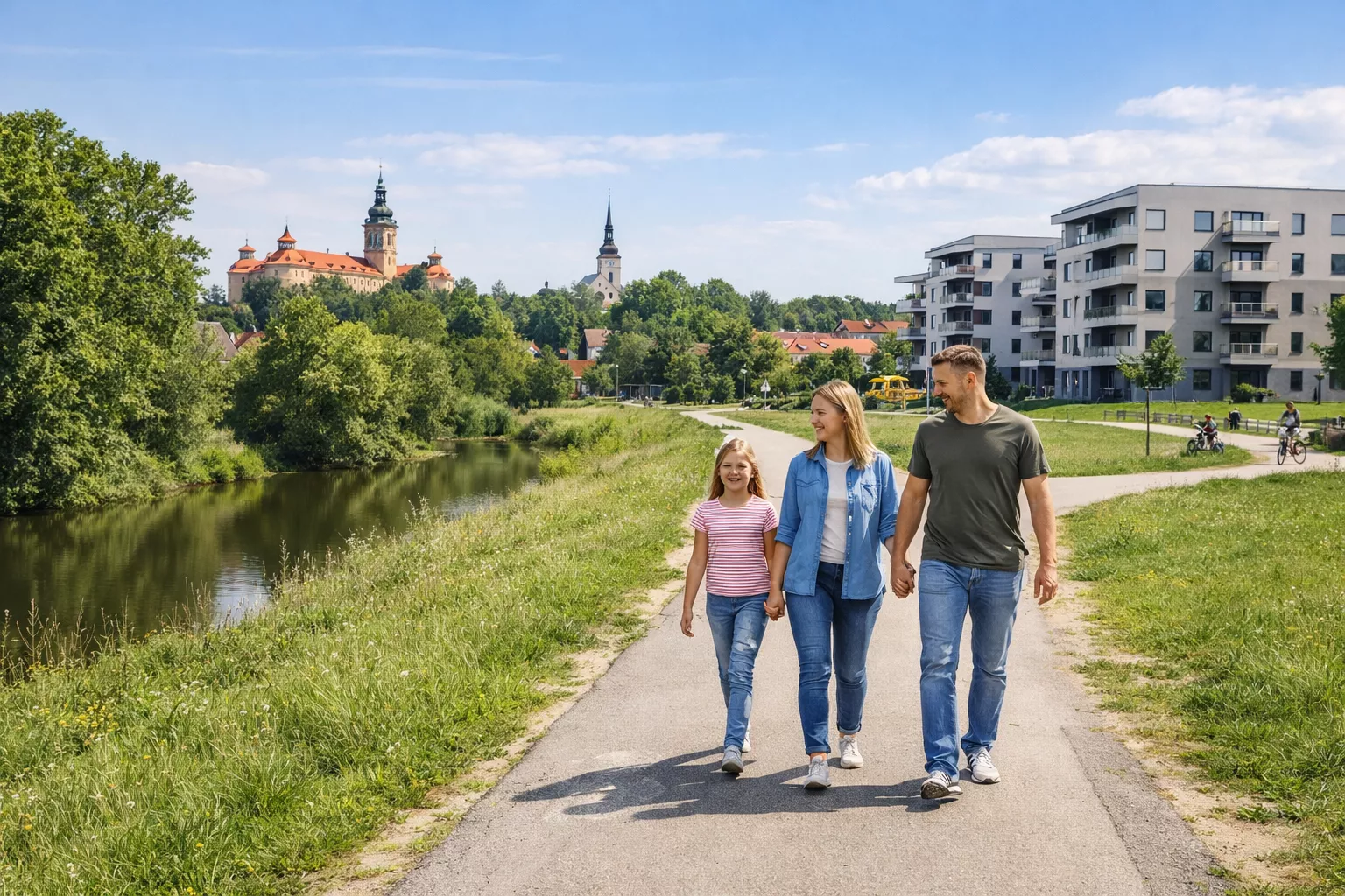 Lokalita Chlumec nad Cidlinou nabízí klid i dobrou dostupnost